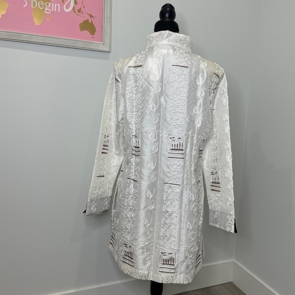 Jing Xiu Fang Traditional Silk Asian Top Jacket - Picture 6 of 9